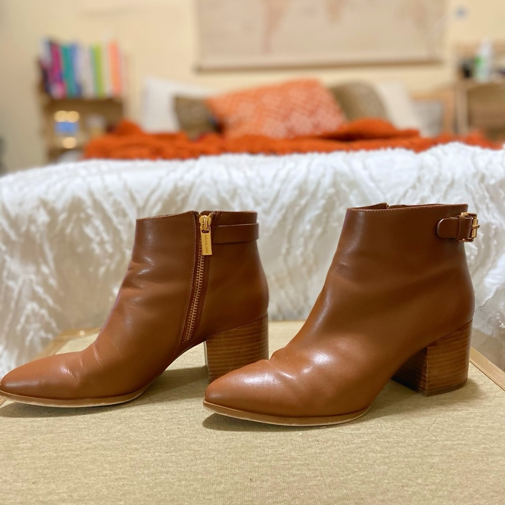 Michael Kors Brown Ankle Boots